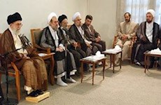 در ديدار با مقام معظم رهبرى حضرت آيت اللّه خامنه اى