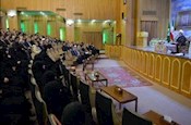 ديدار خادمان آستان مقدس با آيت الله ري شهري توليت آستان مقدس حضرت عبدالعظيم عليه السلام