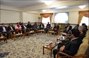 ديدار فرماندار و مسئولان شهرستان ري با آيت الله محمدي ري شهري