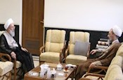دیدار آیت‌الله ری‌شهری با مدیر حوزه‌های علمیه سراسر کشور
