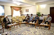 دیدار جوانان بسیج جهاد سازندگی با تولیت آستان مقدّس
