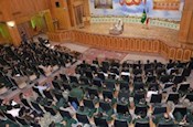 دیدار فرماندهان و مسئولان سپاه حضرت سیدالشهداء (ع) با آیت‌الله ری‌شهری
