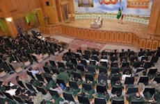 دیدار فرماندهان و مسئولان سپاه حضرت سیدالشهداء (ع) با آیت‌الله ری‌شهری