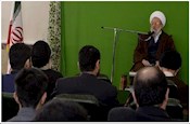در دیدار با اساتید و طلاب حوزه علمیه چیذر