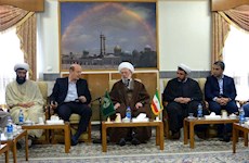 دیدار شهردار و مدیران شهرداری منطقه 20 با آیت الله محمدی ری شهری