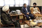 دیدار مدیرعامل بنیاد بین‌المللی امام رضا(ع) با آیت‌الله ری شهری