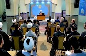 آغاز درس خارج فقه آیت الله ری شهری در حوزه علمیه حضرت عبدالعظیم(ع)
