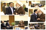 دیدار شهردار قم با آیت الله ری شهری