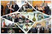 رونمایی آثار فرهنگی هنری اهدایی به موزه آستان مقدس با حضور آیت الله ری شهری