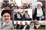دیدار حجت الاسلام خاموشی رئیس اداره اوقاف و امورخیریه با آیت الله محمدی ری شهری
