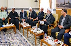 دیدار با اعضای ستاد برگزاری راهپیمایی اربعین حسینی در تهران و شهرستان ری