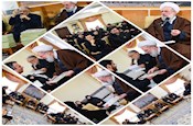 دیدار هفتاد نفر از اساتید و نخبگان دانشگاه علم و صنعت با آیت الله ری شهری