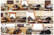 دیدار همرزمان شهید صیاد شیرازی با آیت الله محمدی ری شهری