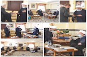 دیدار معاون وزیر ارشاد و رئیس شورای هماهنگی دهه کرامت کشور با آیت الله محمدی ری شهری