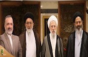 نشست صمیمی مسئولان حج و زیارت با آیت‌الله ری شهری