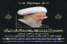 برگزاری مراسم دومین سالگرد ارتحال آیت الله محمد محمدی ری شهری(ره)